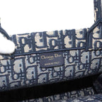 Dior Oblique Book Tote Canvas Navy — view 8