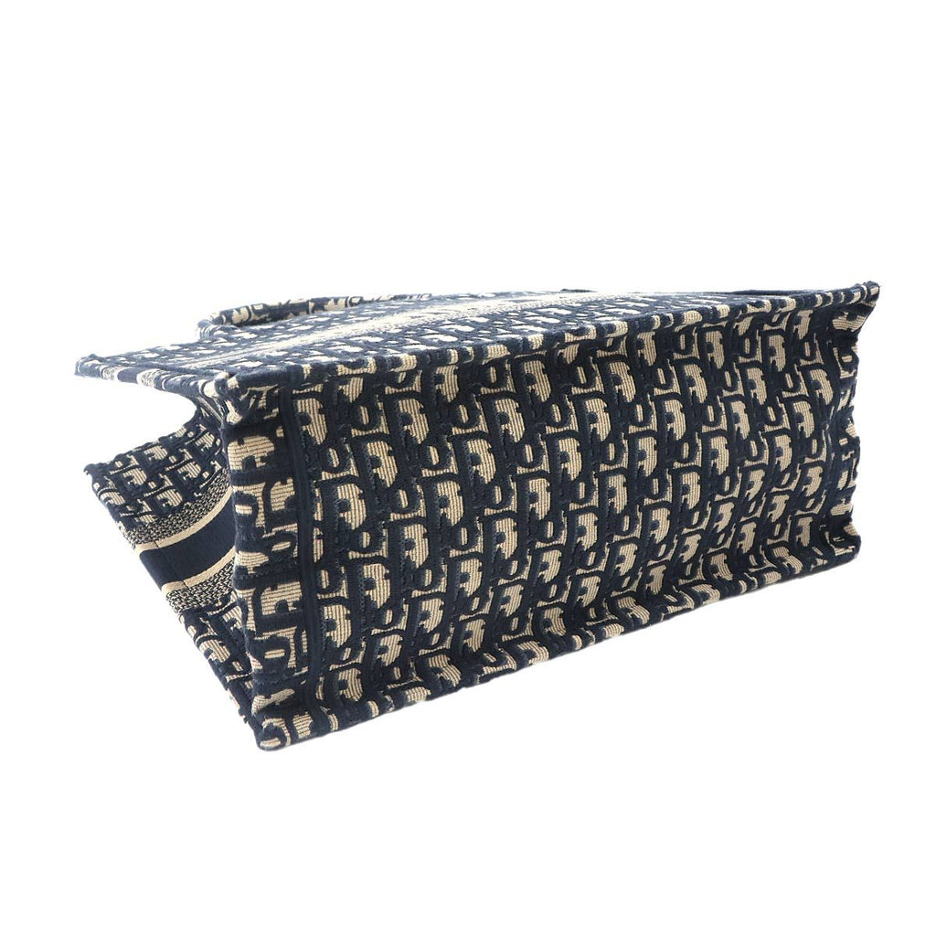 Dior Oblique Book Tote Canvas Navy — view 5