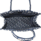 Dior Oblique Book Tote Canvas Navy — view 7