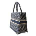 Dior Oblique Book Tote Canvas Navy — view 4