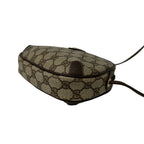 Gucci Vintage Sherry Line GG Logo Leather Mini Shoulder Bag Brown — view 8