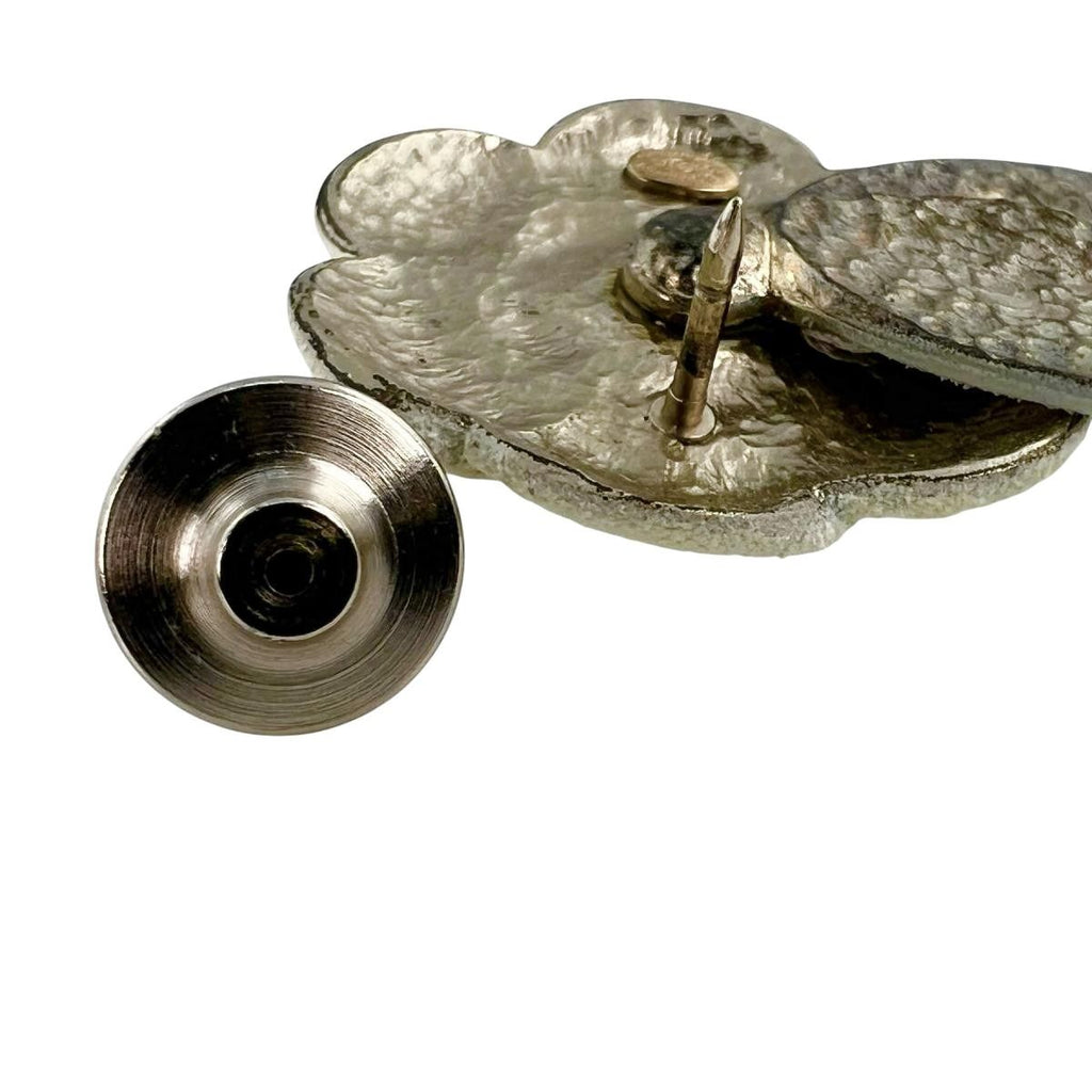 Chanel White Brooch — view 7