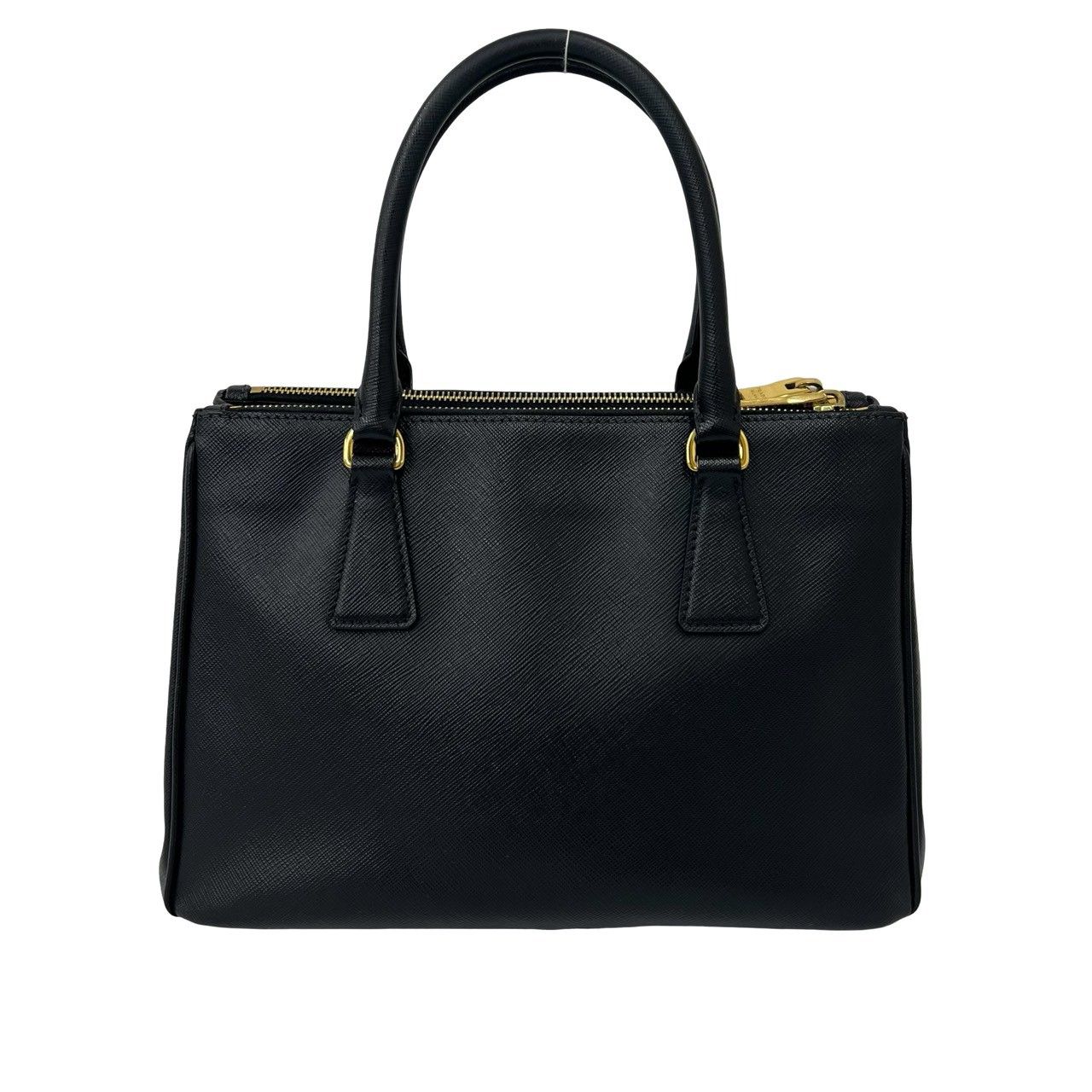 Prada Saffiano Leather 2-Way Shoulder Bag Black — view 3