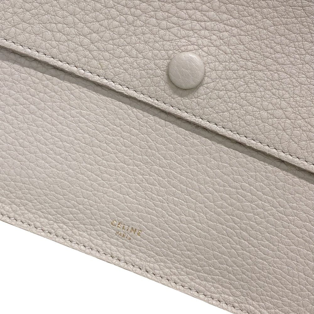 Celine Pouch Clutch Inner Leather Beige Everyday — view 8