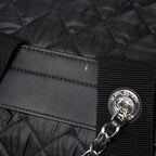 Chanel Coco Niege Neige Backpack CC Logo Nylon Fleece Beige Black — view 6