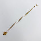 Dior Ribbon CD Logo Necklace Plated Gold Vintage — view 3