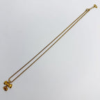 Dior Ribbon CD Logo Necklace Plated Gold Vintage — view 2