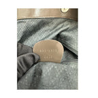 Gucci Bamboo Khaki Silver Nylon Leather Shoulder — view 6