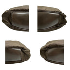 Gucci Bamboo Khaki Silver Nylon Leather Shoulder — view 7