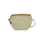 Gucci Vintage Micro GG Logo Leather Shoulder Bag Pochette Ivory Brown — view 3