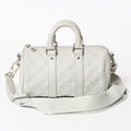 Louis Vuitton Keepall Bandouliere 25 Taurillon Monogram Mineral Gray