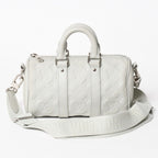 Louis Vuitton Keepall Bandouliere 25 Taurillon Monogram Mineral Gray