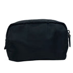 Prada Pouch Makeup Triangle Logo Nylon Black Everyday — view 2