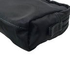 Prada Pouch Makeup Triangle Logo Nylon Black Everyday — view 4