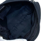 Prada Pouch Makeup Triangle Logo Nylon Black Everyday — view 5