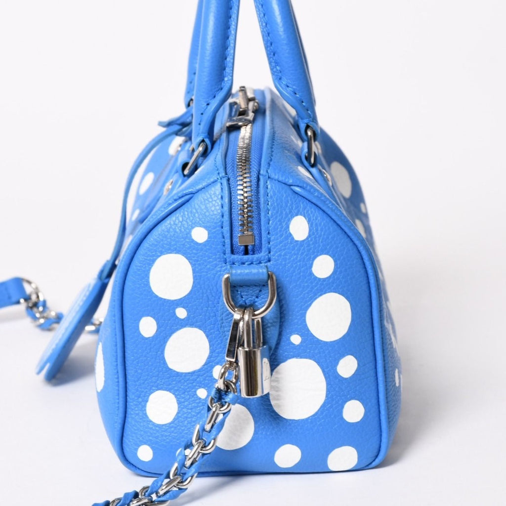 Louis Vuitton Shoulder Bag Speedy Bandouliere 20 2-Way Blue White Silver — view 4