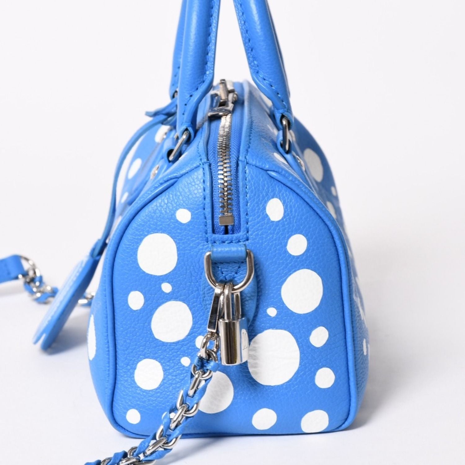 Louis Vuitton Shoulder Bag Speedy Bandouliere 20 2-Way Blue White Silver — view 4