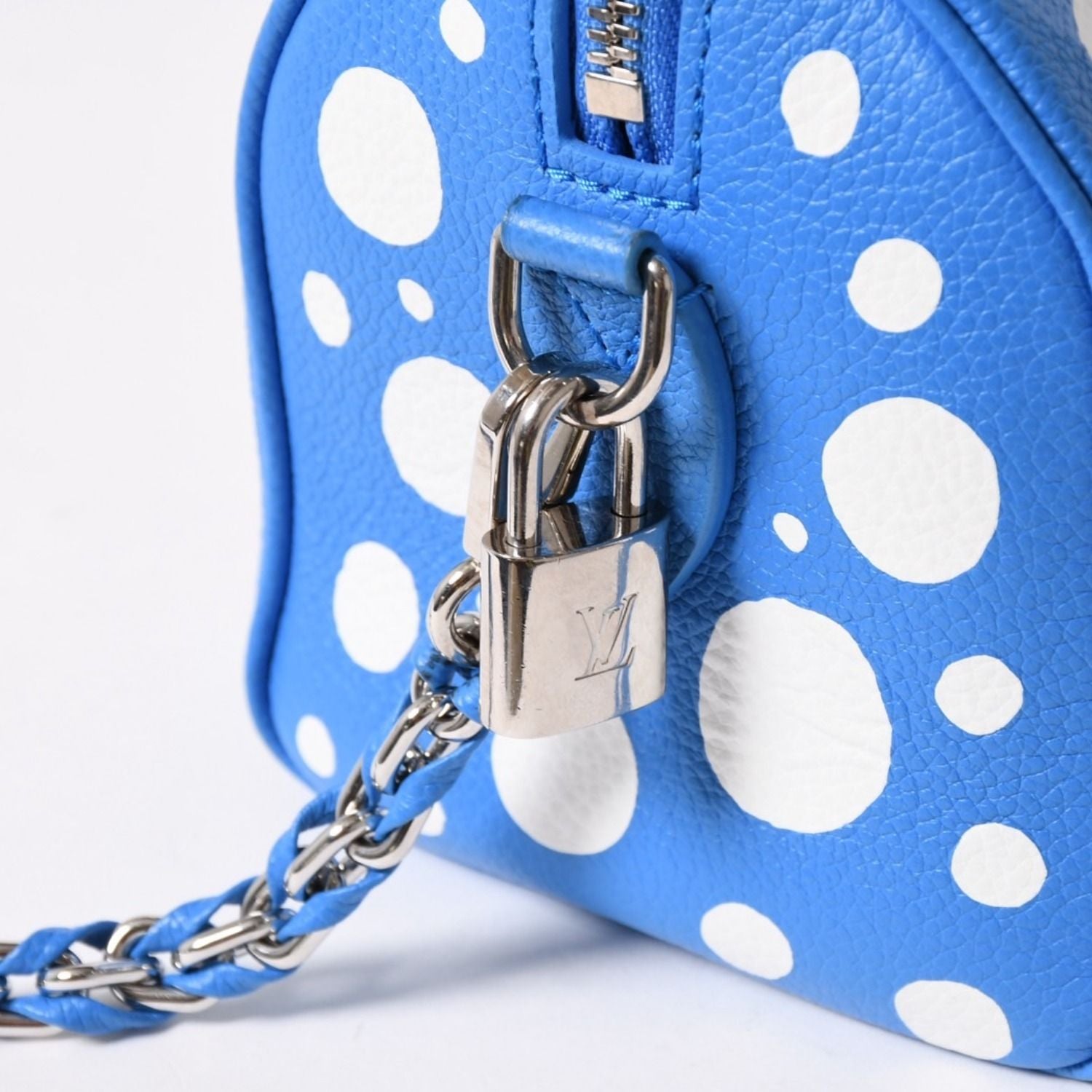 Louis Vuitton Shoulder Bag Speedy Bandouliere 20 2-Way Blue White Silver — view 8