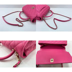 Chanel Handbag Coco Handle Quilted — view 8