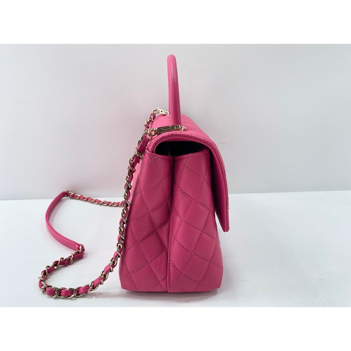 Chanel Handbag Coco Handle Quilted — view 4