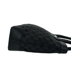 Gucci GG Pattern Canvas Leather Tote Business Black — view 6