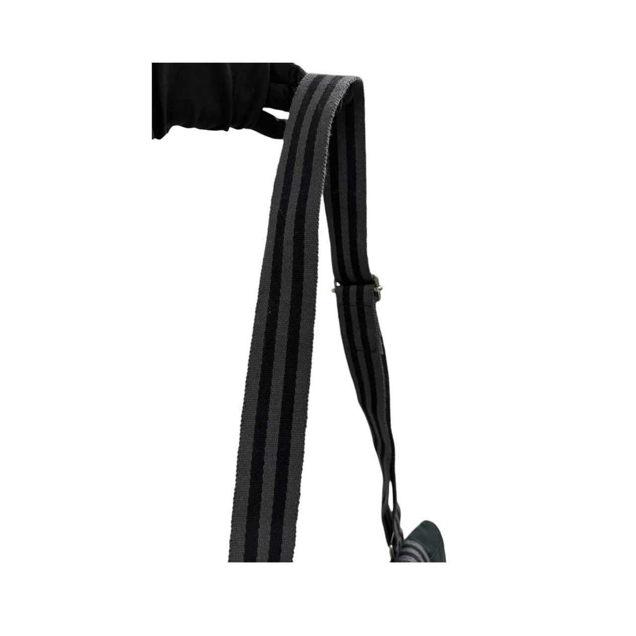 Hermes Fourre Tout Black Silver Canvas Shoulder — view 6
