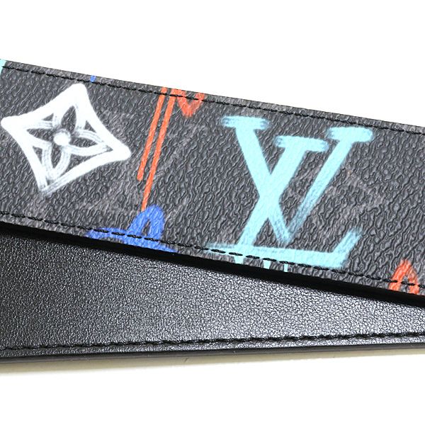 Louis Vuitton LV Buckle Monogram Eclipse Reversible Belt — view 3
