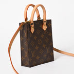 Louis Vuitton Sac Plat 2-Way Bag Monogram Brown Gold — view 3