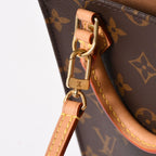 Louis Vuitton Sac Plat 2-Way Bag Monogram Brown Gold — view 4