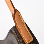 Louis Vuitton Looping GM Bag Monogram Leather Brown Gold — view 6