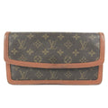 Louis Vuitton Clutch Pochette Dam PM Monogram Canvas Brown