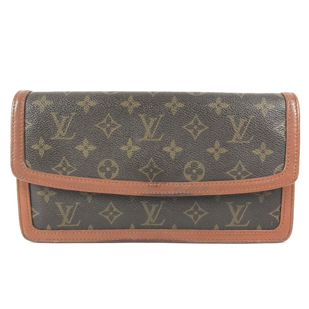 Louis Vuitton Clutch Pochette Dam PM Monogram Canvas Brown