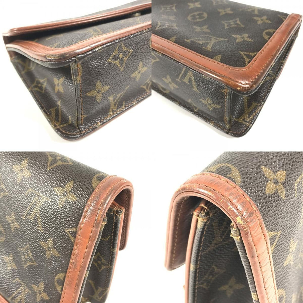 Louis Vuitton Clutch Pochette Dam PM Monogram Canvas Brown — view 7
