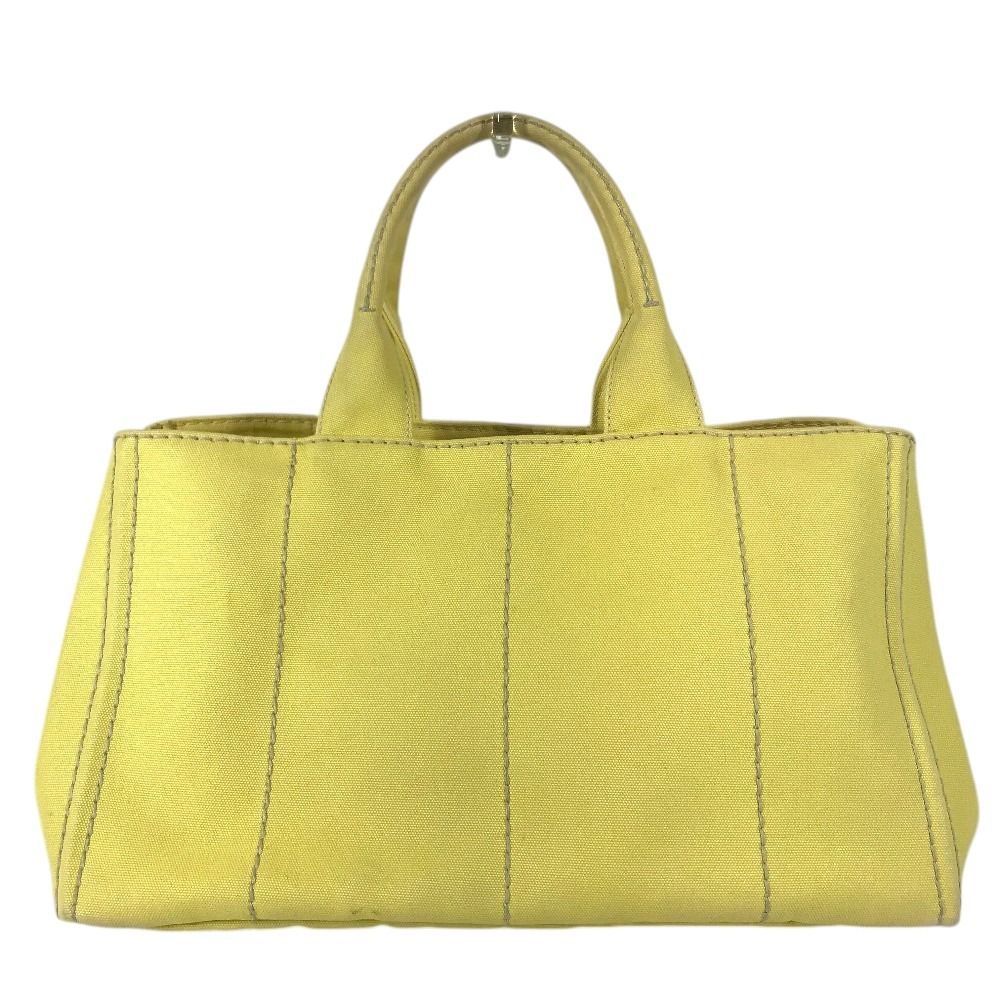 Prada Handbag Canapa Logo Canvas Yellow — view 2