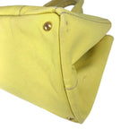 Prada Handbag Canapa Logo Canvas Yellow — view 6