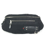 Gucci Belt Bag Logo Sherry Line Nylon Black