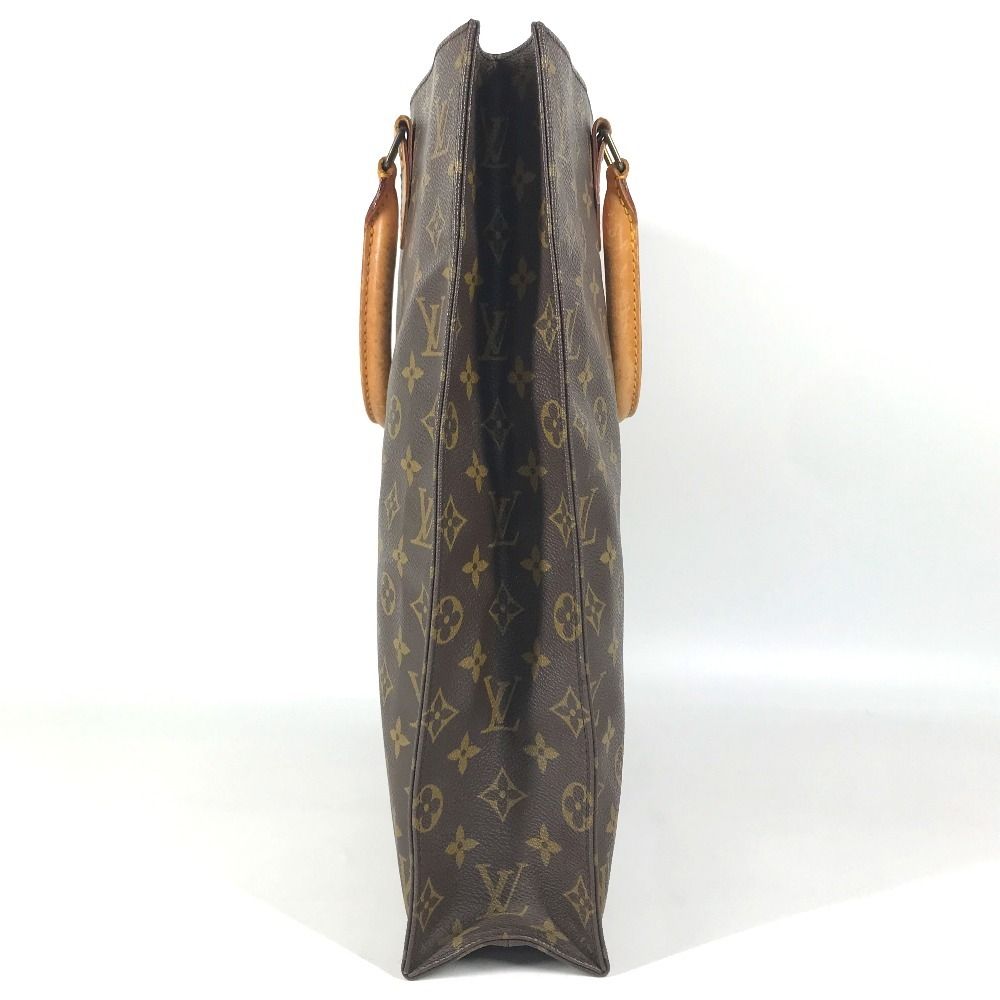 Louis Vuitton Handbag Sac Plat Monogram Canvas Brown — view 4