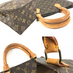 Louis Vuitton Handbag Sac Plat Monogram Canvas Brown — view 7