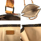 Louis Vuitton Handbag Sac Plat Monogram Canvas Brown — view 8