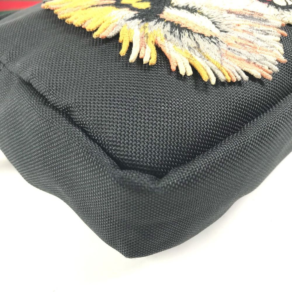 Gucci Belt Bag Tiger Head Nylon Black — view 7