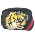 Gucci Belt Bag Tiger Head Nylon Black