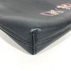 Dior Clutch Logo Leather Black — view 6