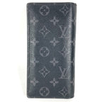 Louis Vuitton Wallet Portefeuille Brazza Monogram Eclipse Canvas Black — view 2