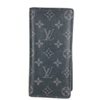 Louis Vuitton Wallet Portefeuille Brazza Monogram Eclipse Canvas Black