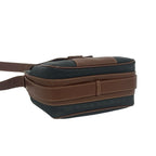 Gucci Vintage Micro GG Pattern Horsebit Leather Shoulder Bag Brown Black — view 7