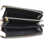 Louis Vuitton Zippy Wallet Zip Around Monogram Empreinte Black — view 3