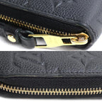 Louis Vuitton Zippy Wallet Zip Around Monogram Empreinte Black — view 6