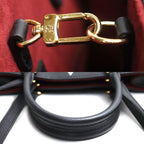 Louis Vuitton On The Go MM Tote Monogram Empreinte Bicolor Black Beige — view 5