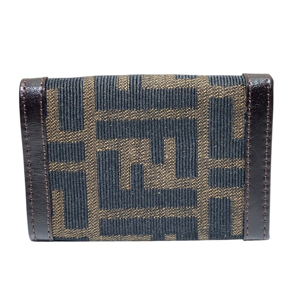Fendi Key Case Canvas Leather Key Holder — view 2