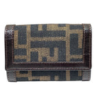 Fendi Key Case Canvas Leather Key Holder